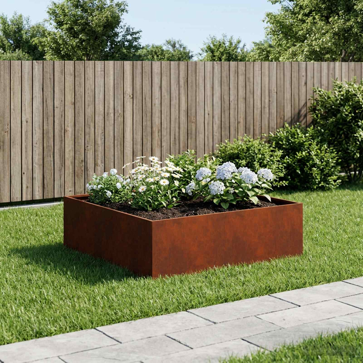 Jardinières 2 Pcs Acier Corten