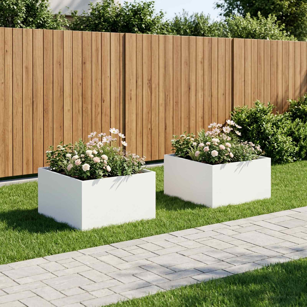 Jardinières 2 Pcs Acier Corten