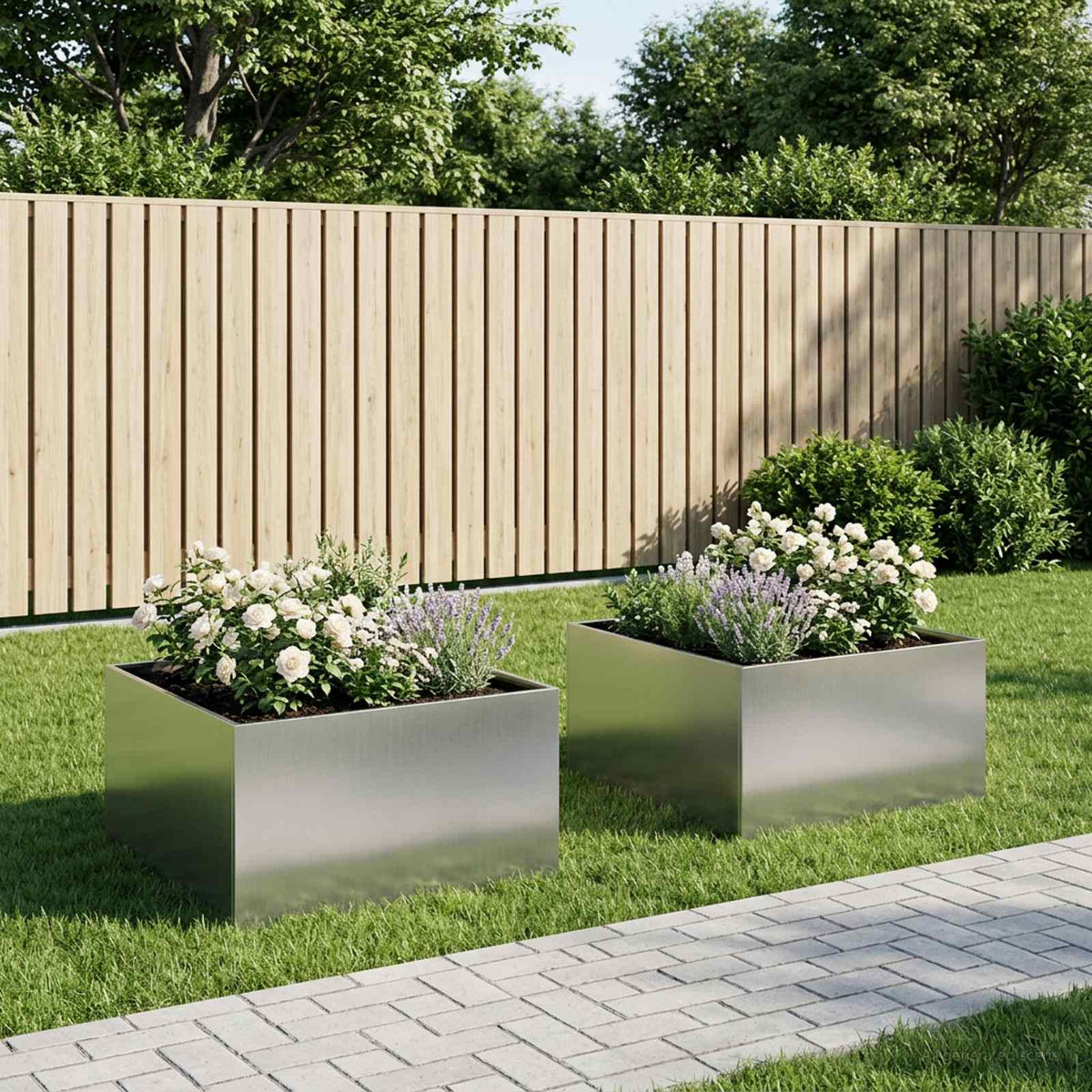 Jardinières 2 Pcs Acier Corten
