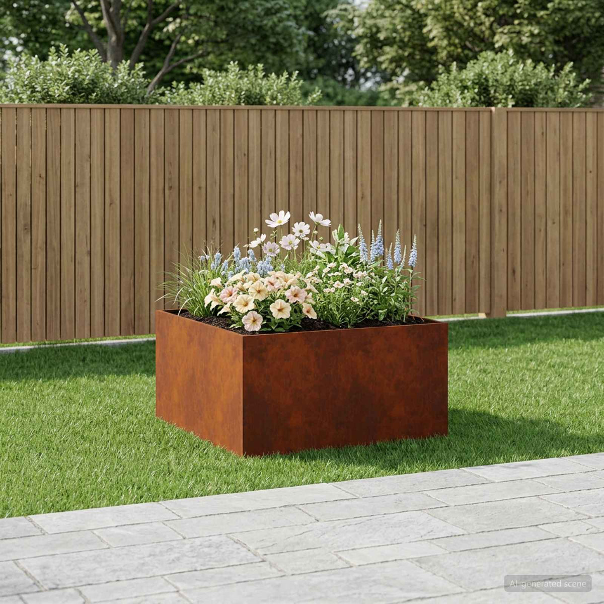 Jardinières 2 Pcs Acier Corten