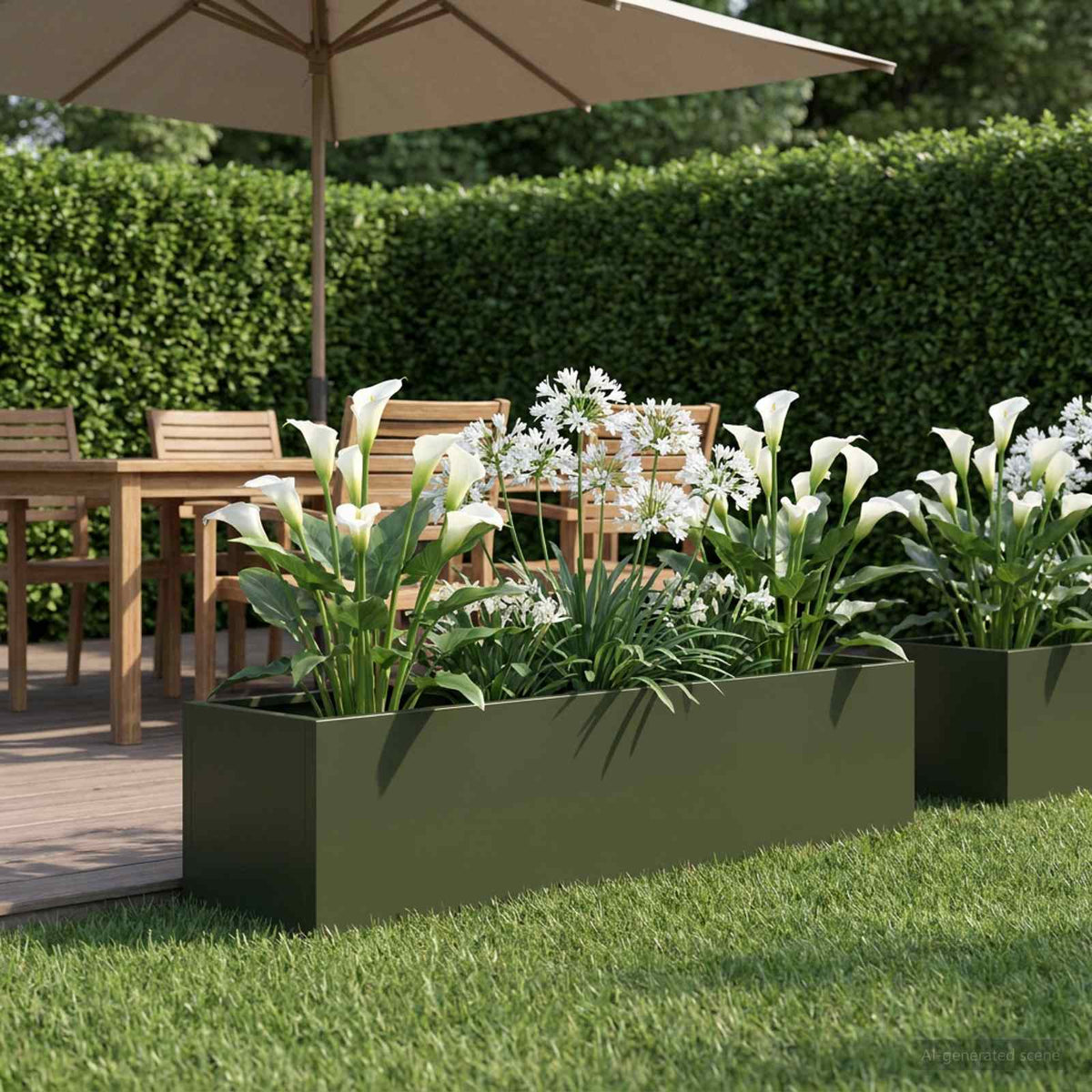 Jardinières 2 Pcs Acier Corten