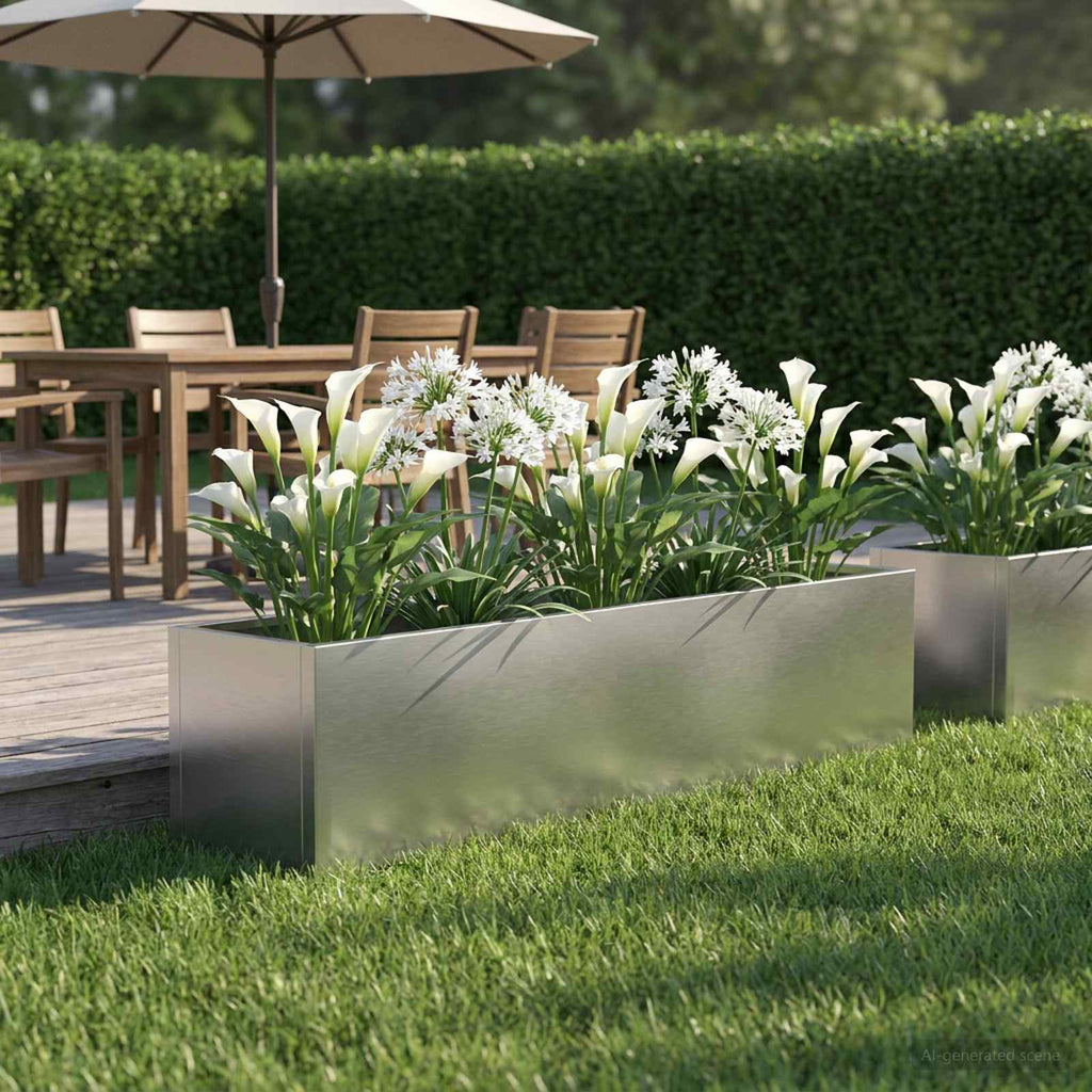 Jardinières 2 Pcs Acier Corten