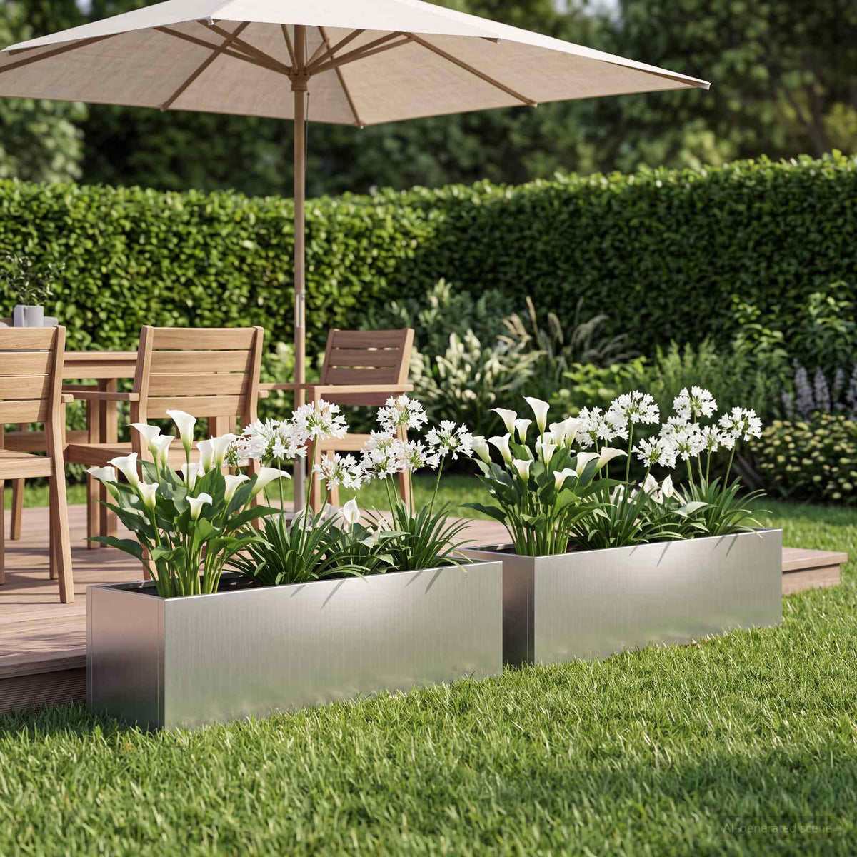 Jardinières 2 Pcs Acier Corten