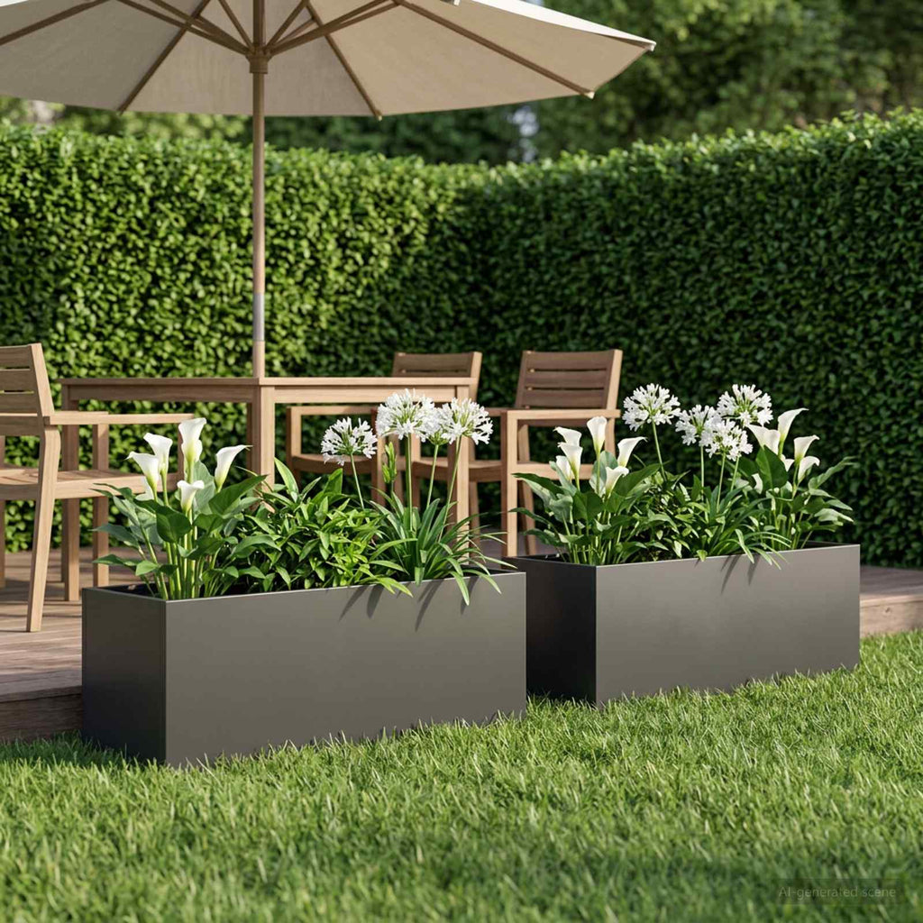 Jardinières 2 Pcs Acier Corten