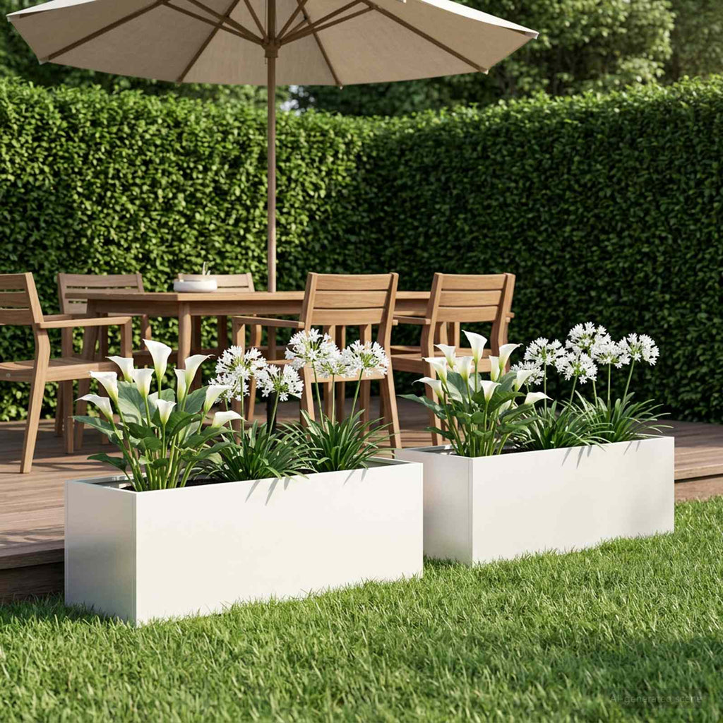 Jardinières 2 Pcs Acier Corten