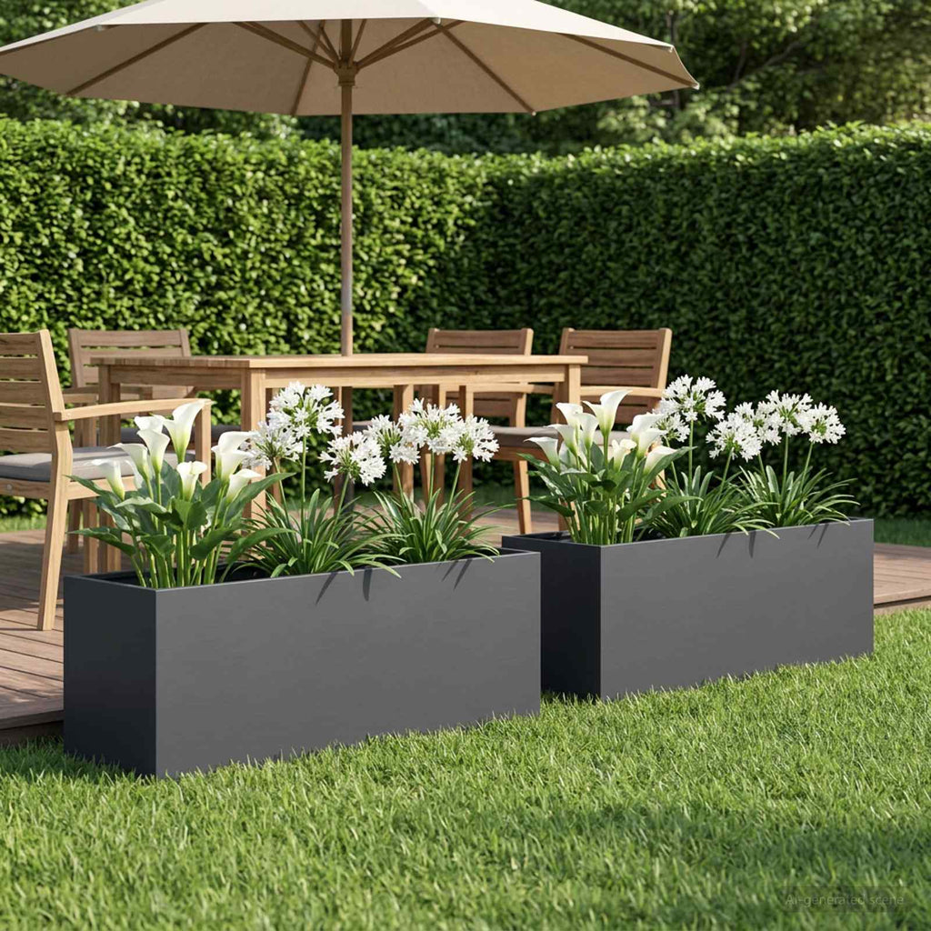 Jardinières 2 Pcs Acier Corten