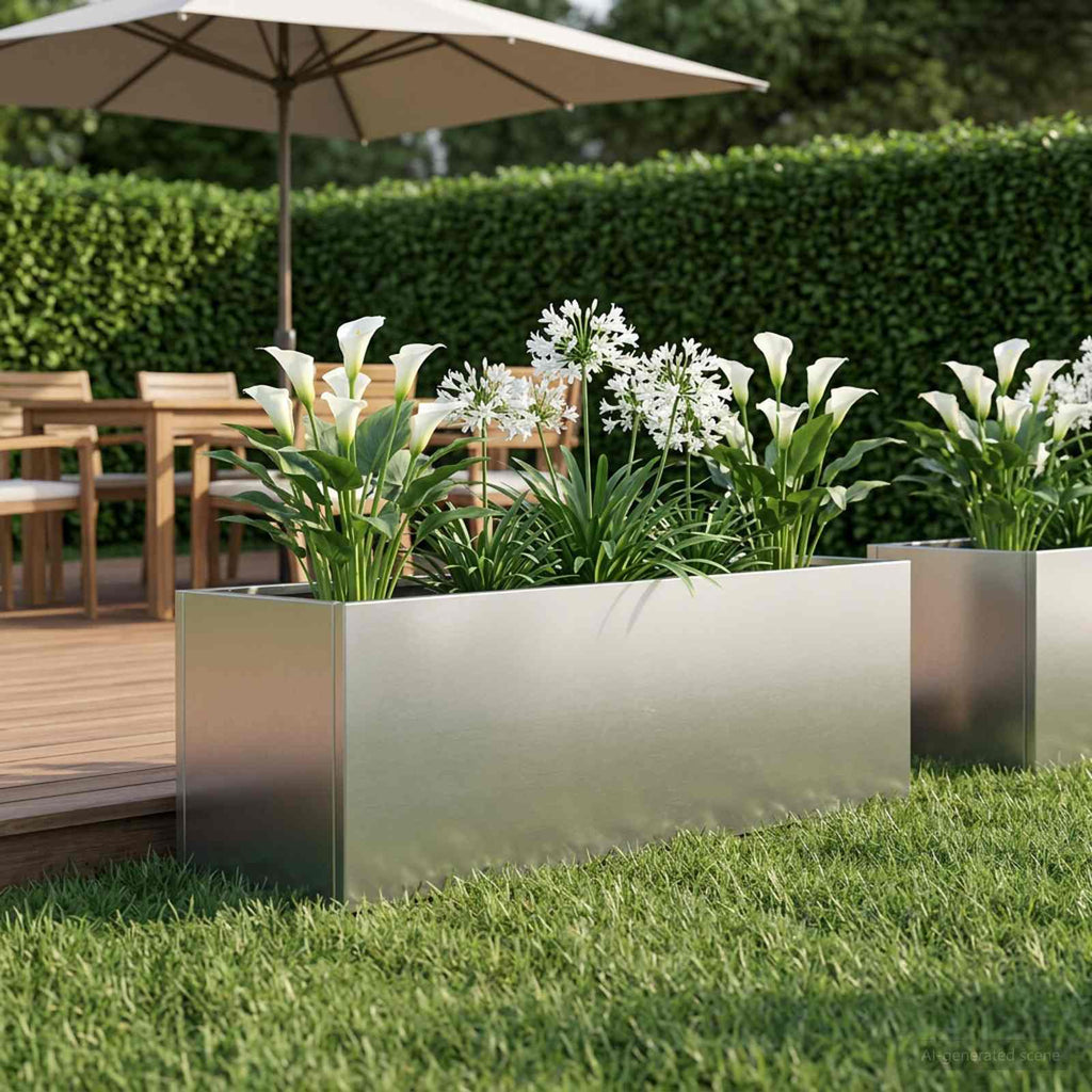Jardinières 2 Pcs Acier Corten