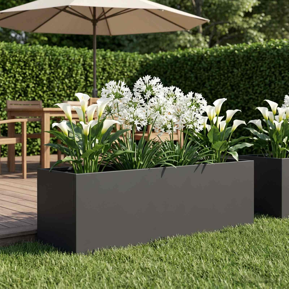 Jardinières 2 Pcs Acier Corten
