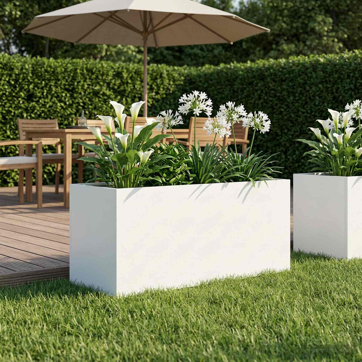 Jardinières 2 Pcs Acier Corten