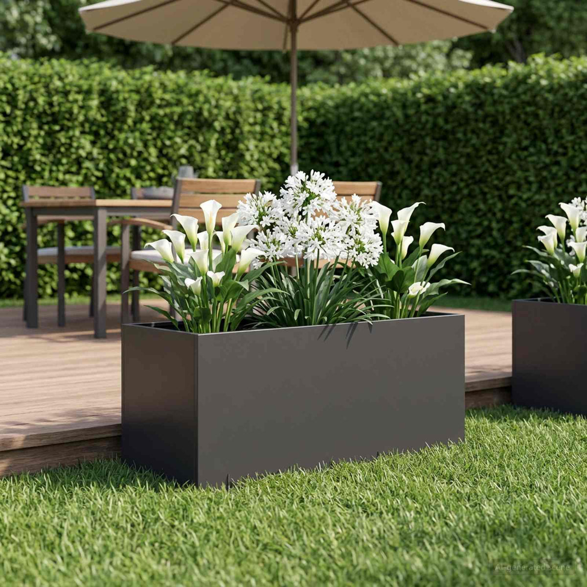 Jardinières 2 Pcs Acier Corten