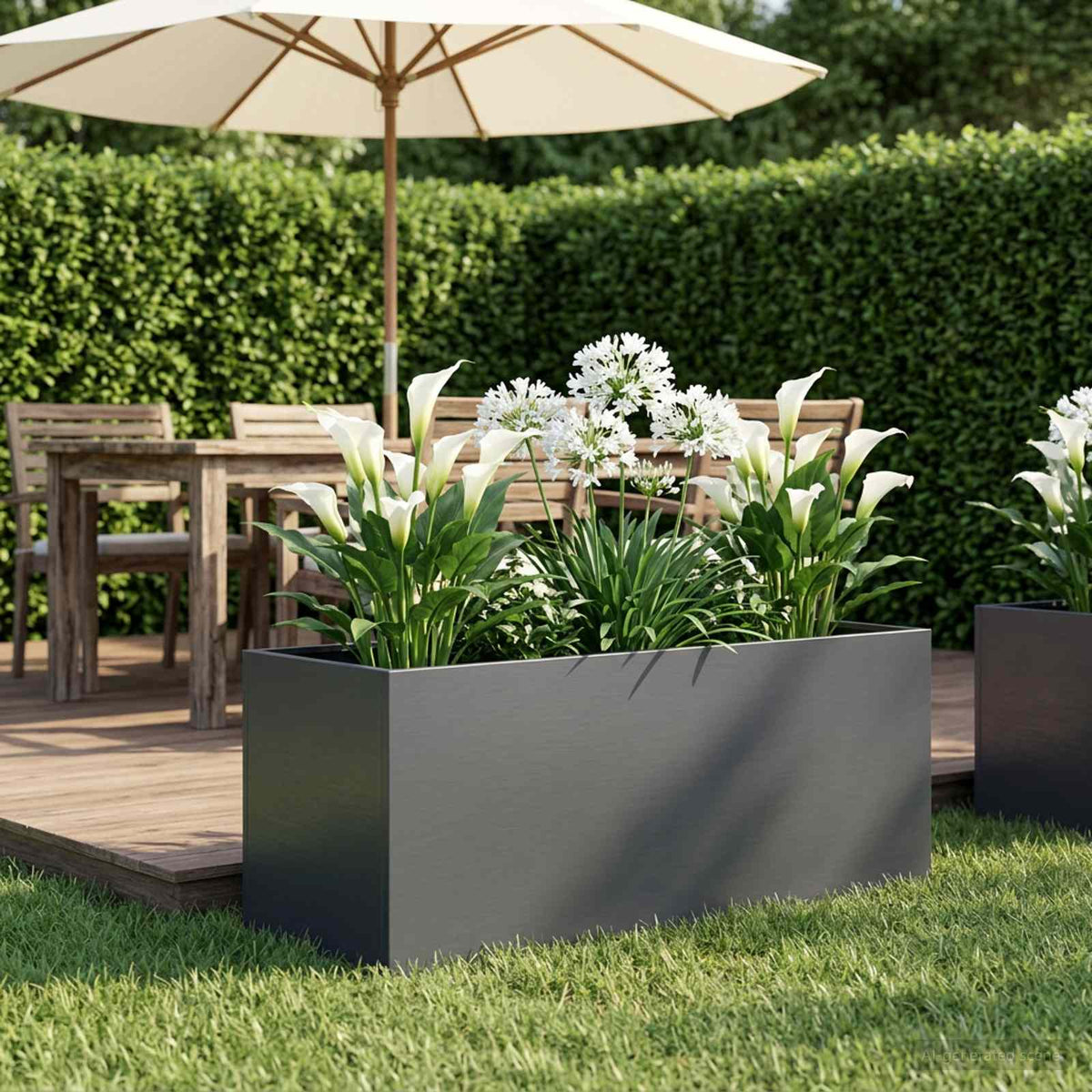 Jardinières 2 Pcs Acier Corten