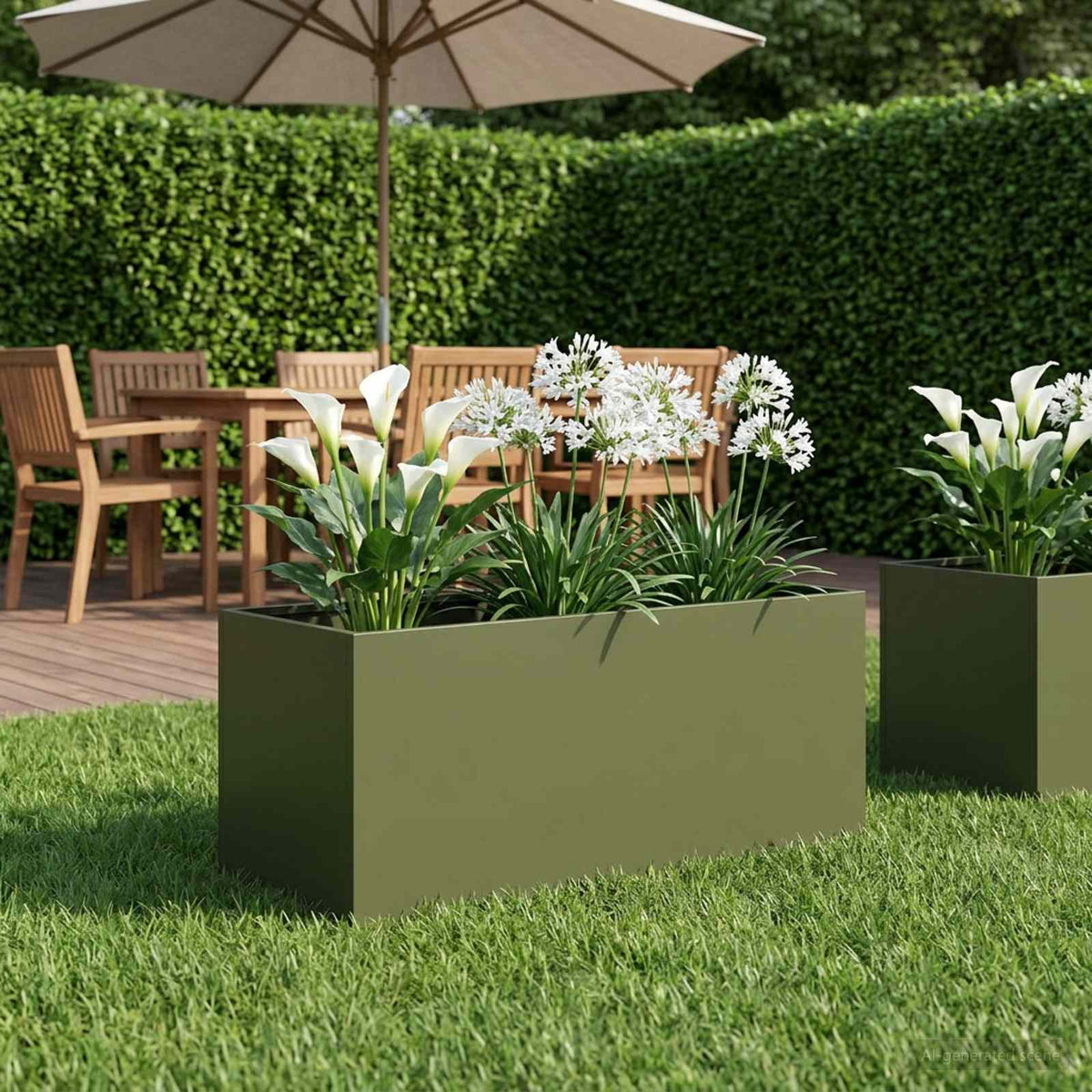 Jardinières 2 Pcs Acier Corten
