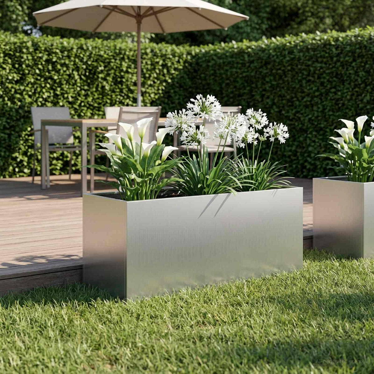 Jardinières 2 Pcs Acier Corten
