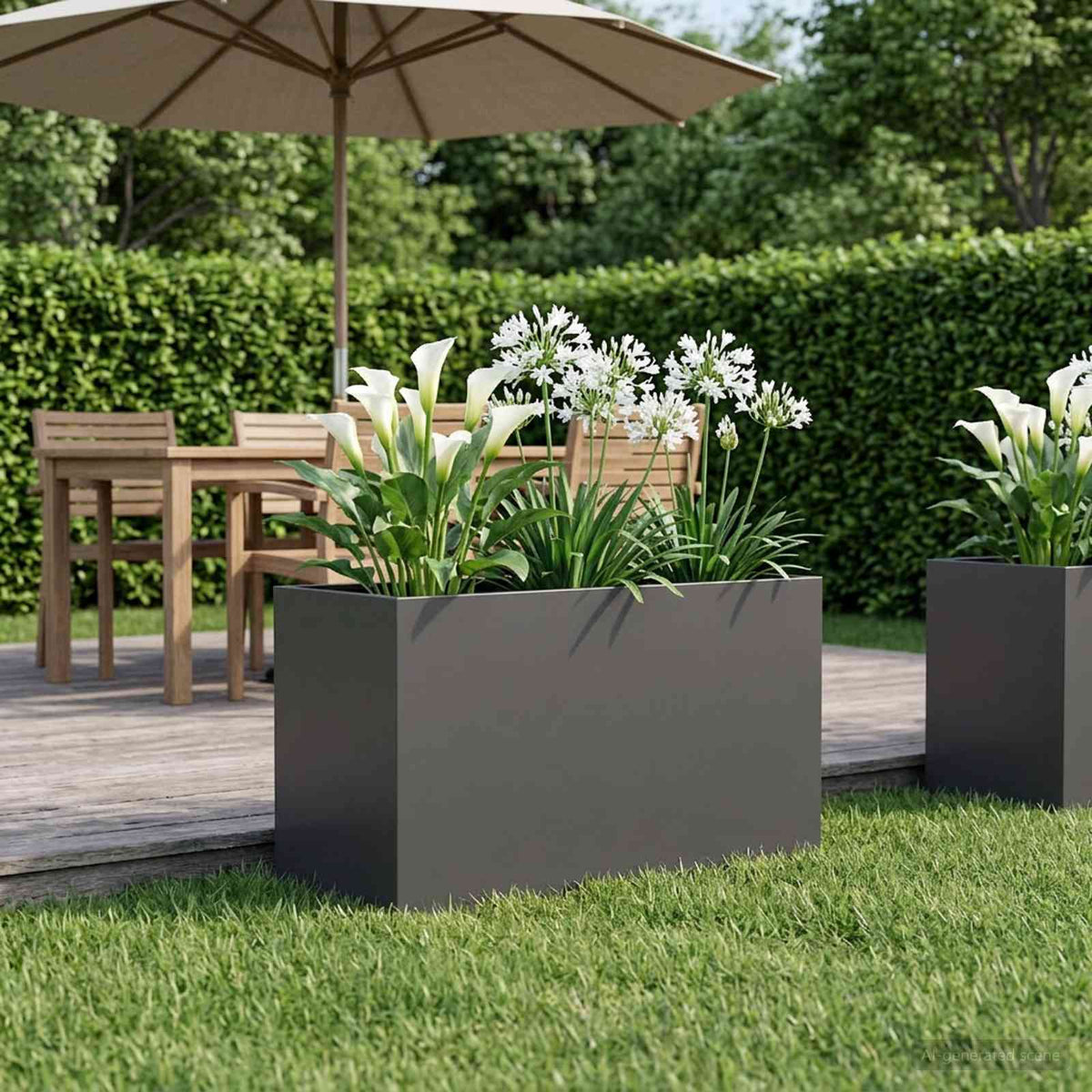 Jardinières 2 Pcs Acier Corten