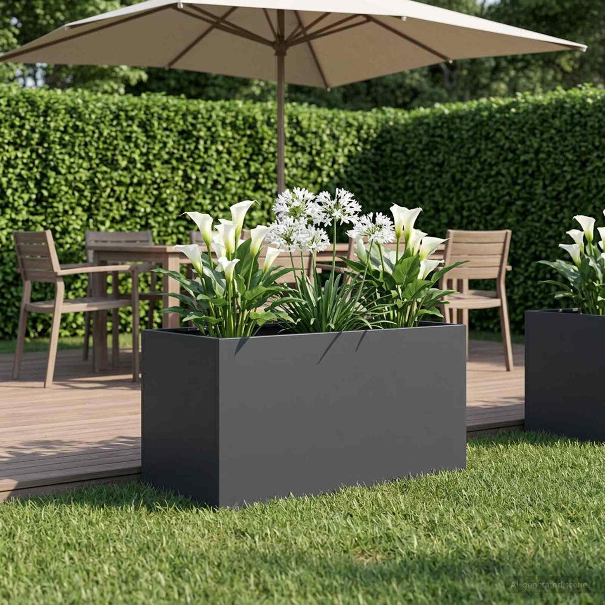 Jardinières 2 Pcs Acier Corten