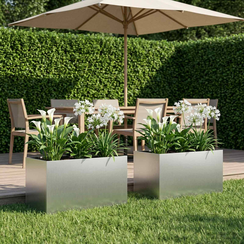 Jardinières 2 Pcs Acier Corten