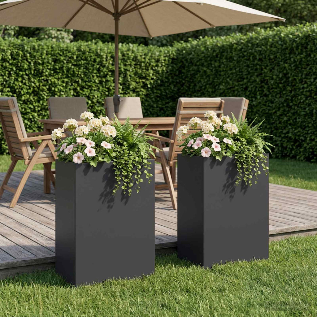 Jardinières 2 Pcs Acier Corten