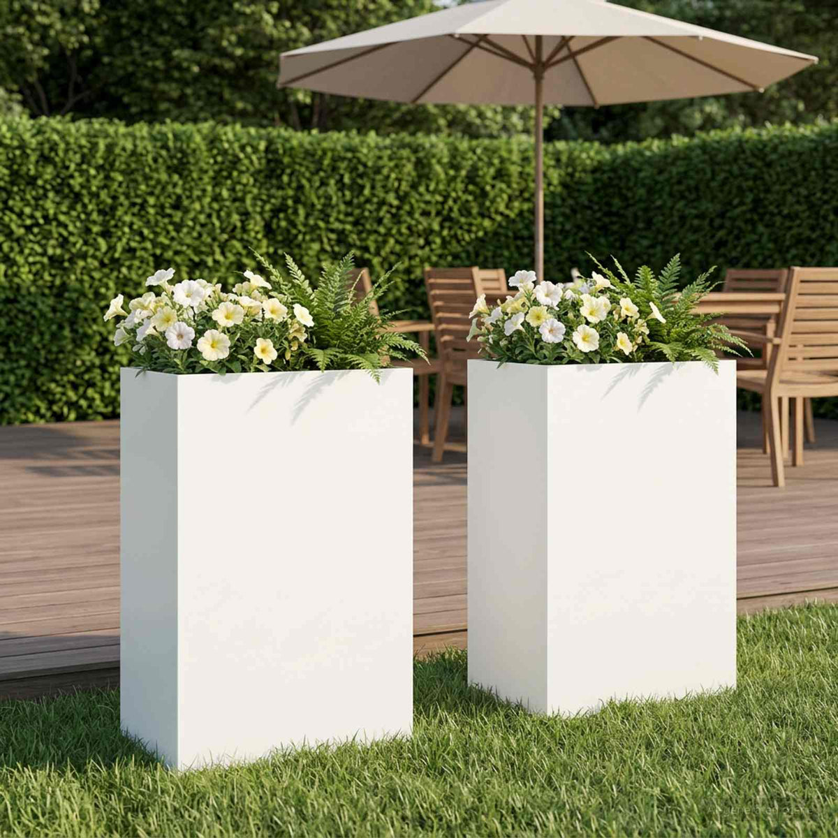 Jardinières 2 Pcs Acier Corten