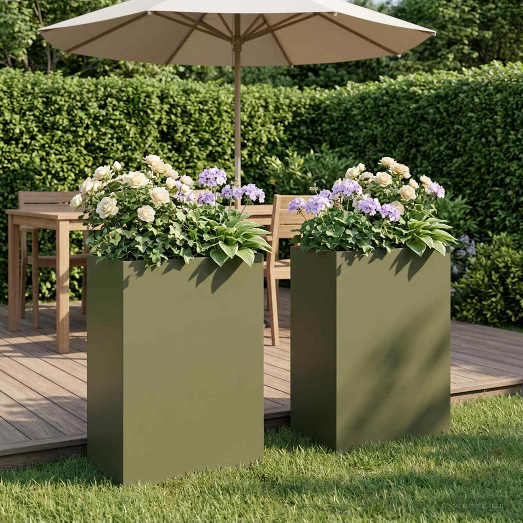 Jardinières 2 Pcs Acier Corten
