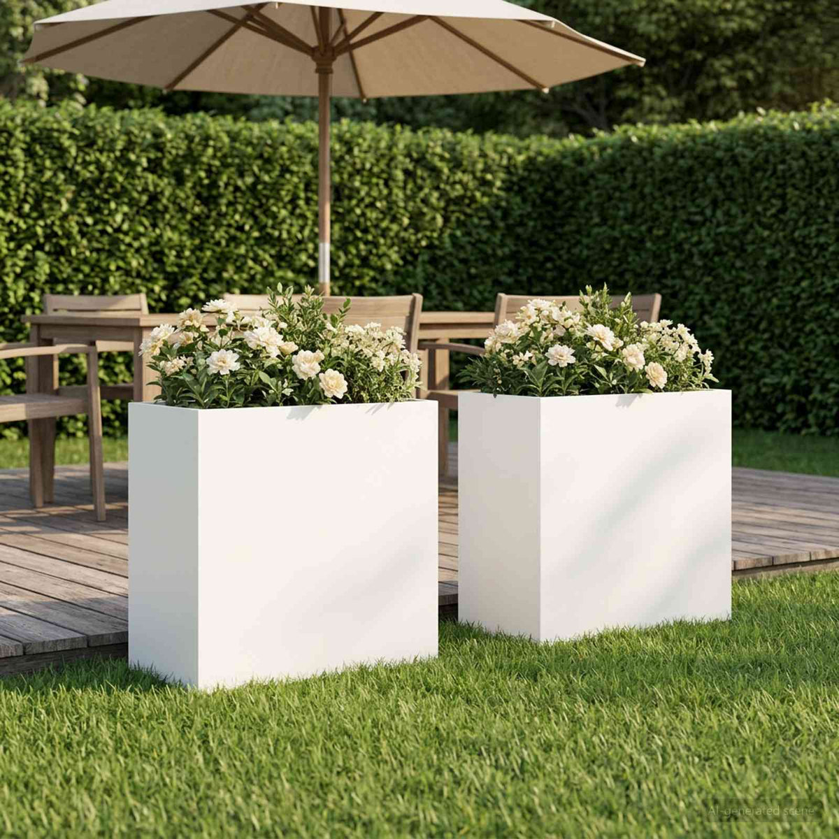 Jardinières 2 Pcs Acier Corten