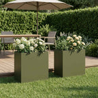 Jardinières 2 Pcs Acier Corten