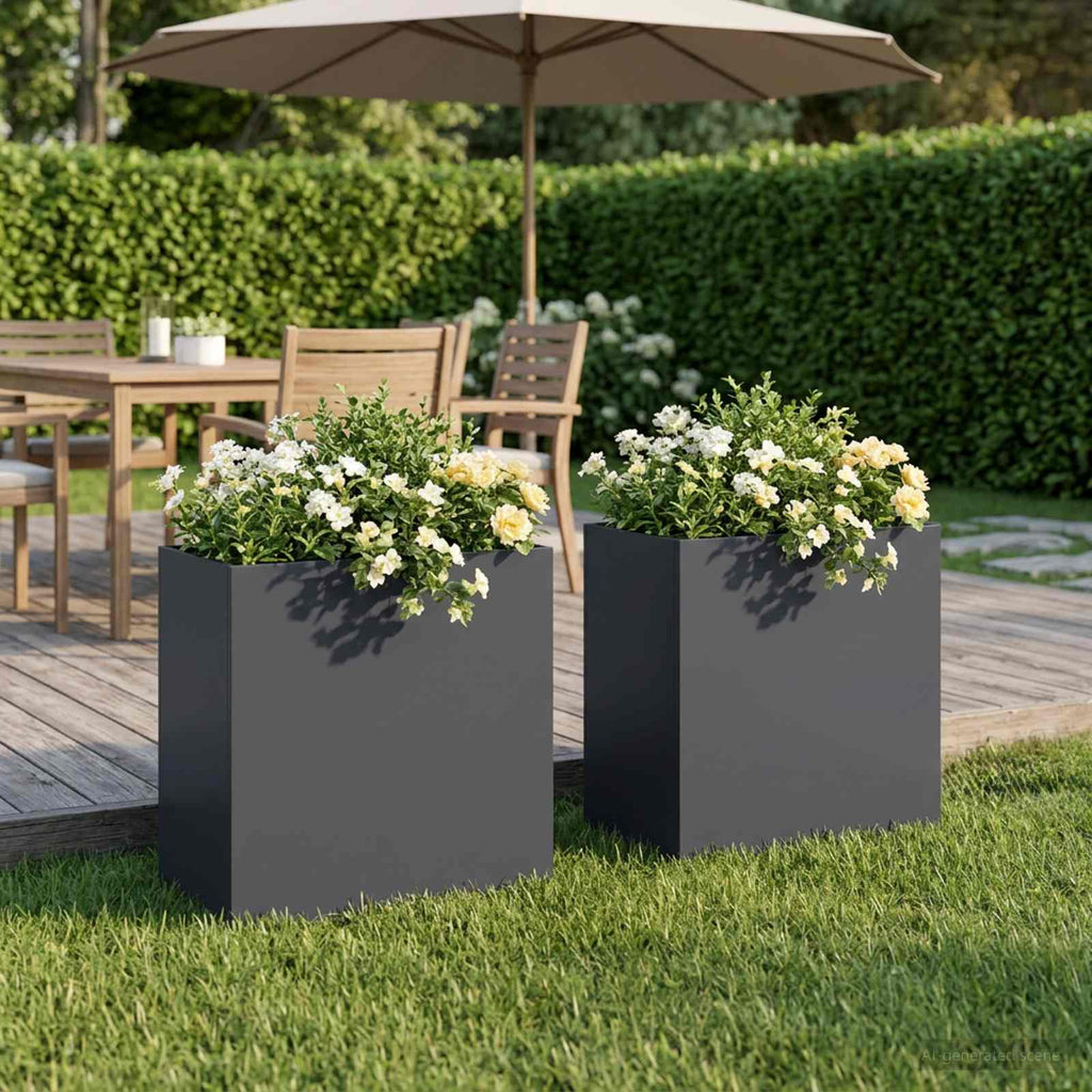 Jardinières 2 Pcs Acier Corten