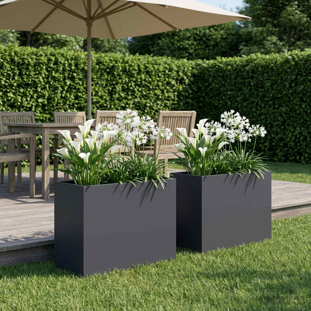 Jardinières 2 Pcs Acier Corten