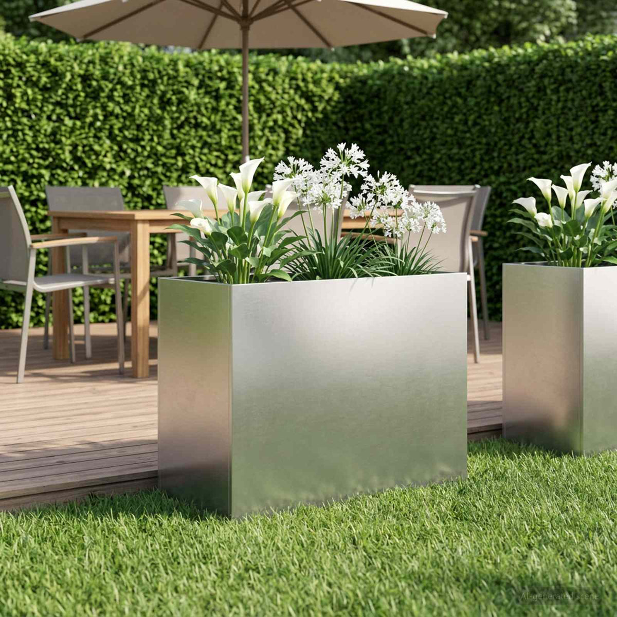 Jardinières 2 Pcs Acier Corten