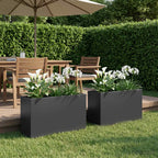 Jardinières 2 Pcs Acier Corten