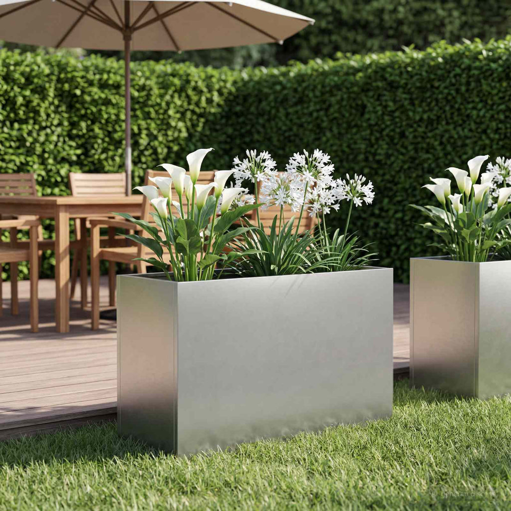Jardinières 2 Pcs Acier Corten