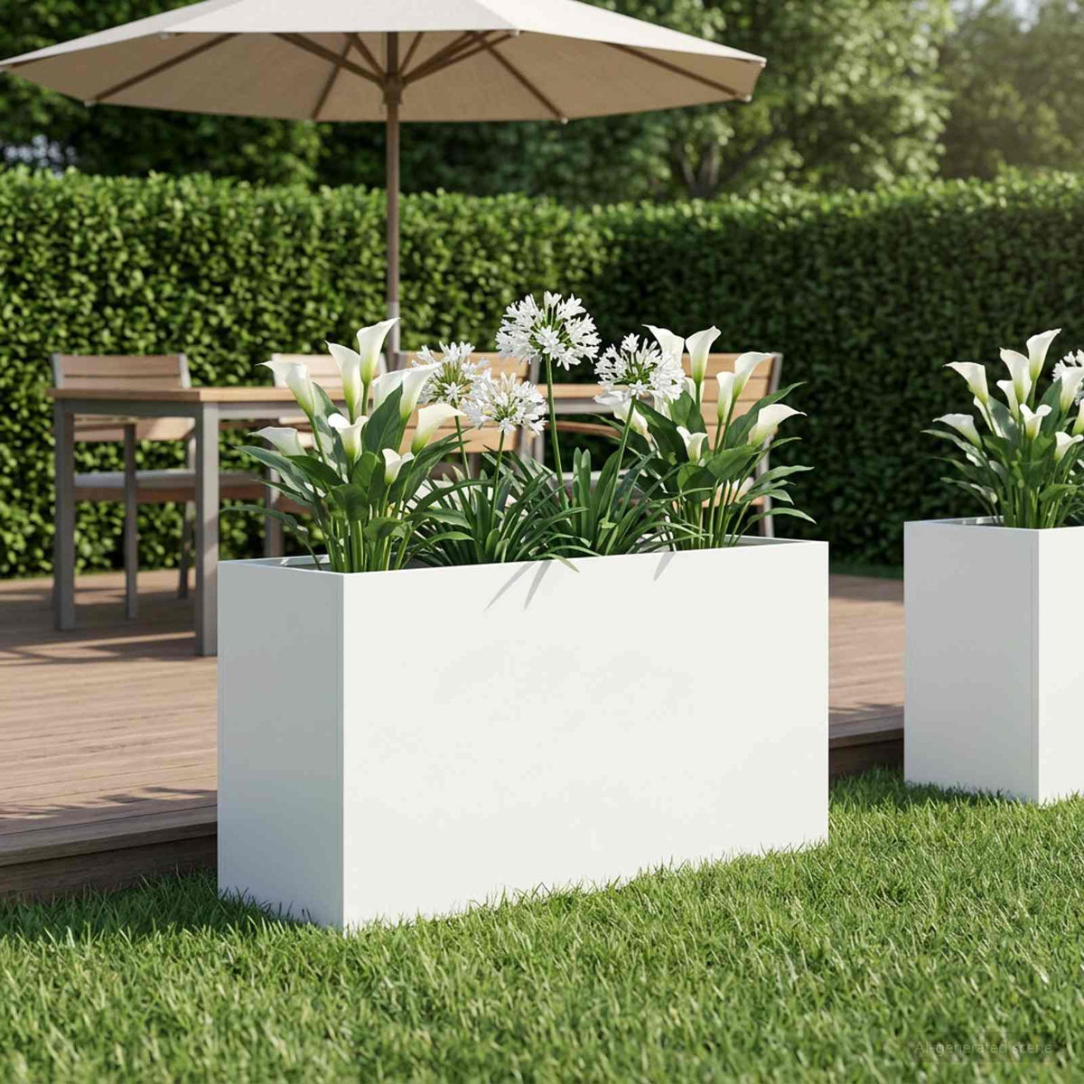 Jardinières 2 Pcs Acier Corten