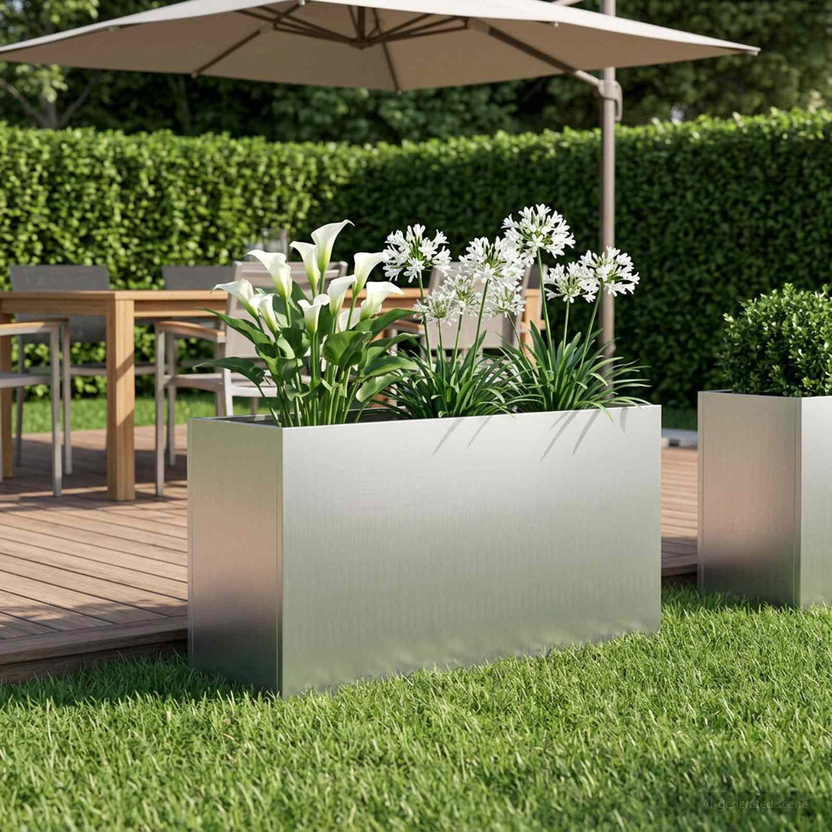Jardinières 2 Pcs Acier Corten