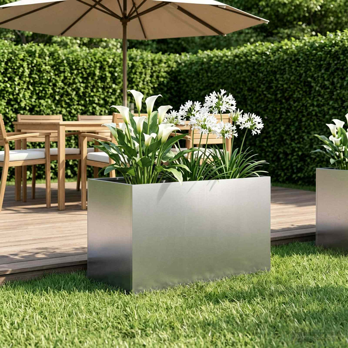 Jardinières 2 Pcs Acier Corten