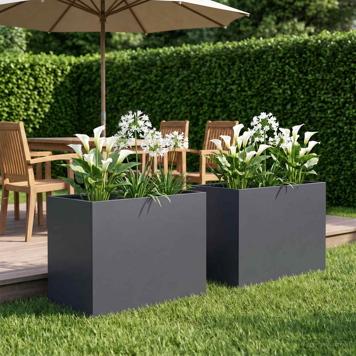 Jardinières 2 Pcs Acier Corten