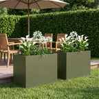 Jardinières 2 Pcs Acier Corten