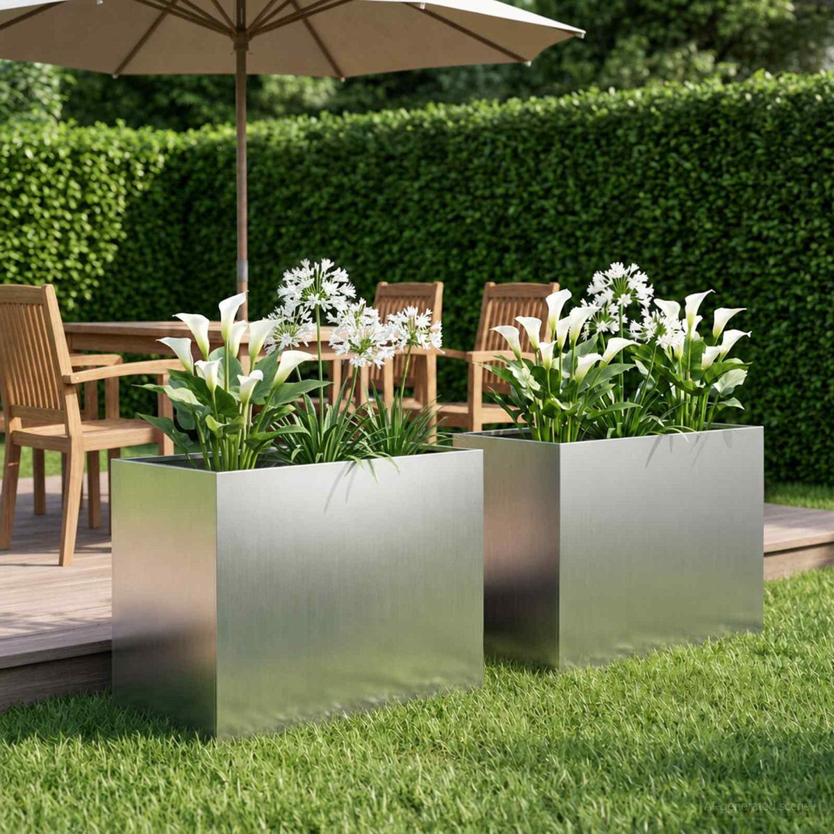 Jardinières 2 Pcs Acier Corten