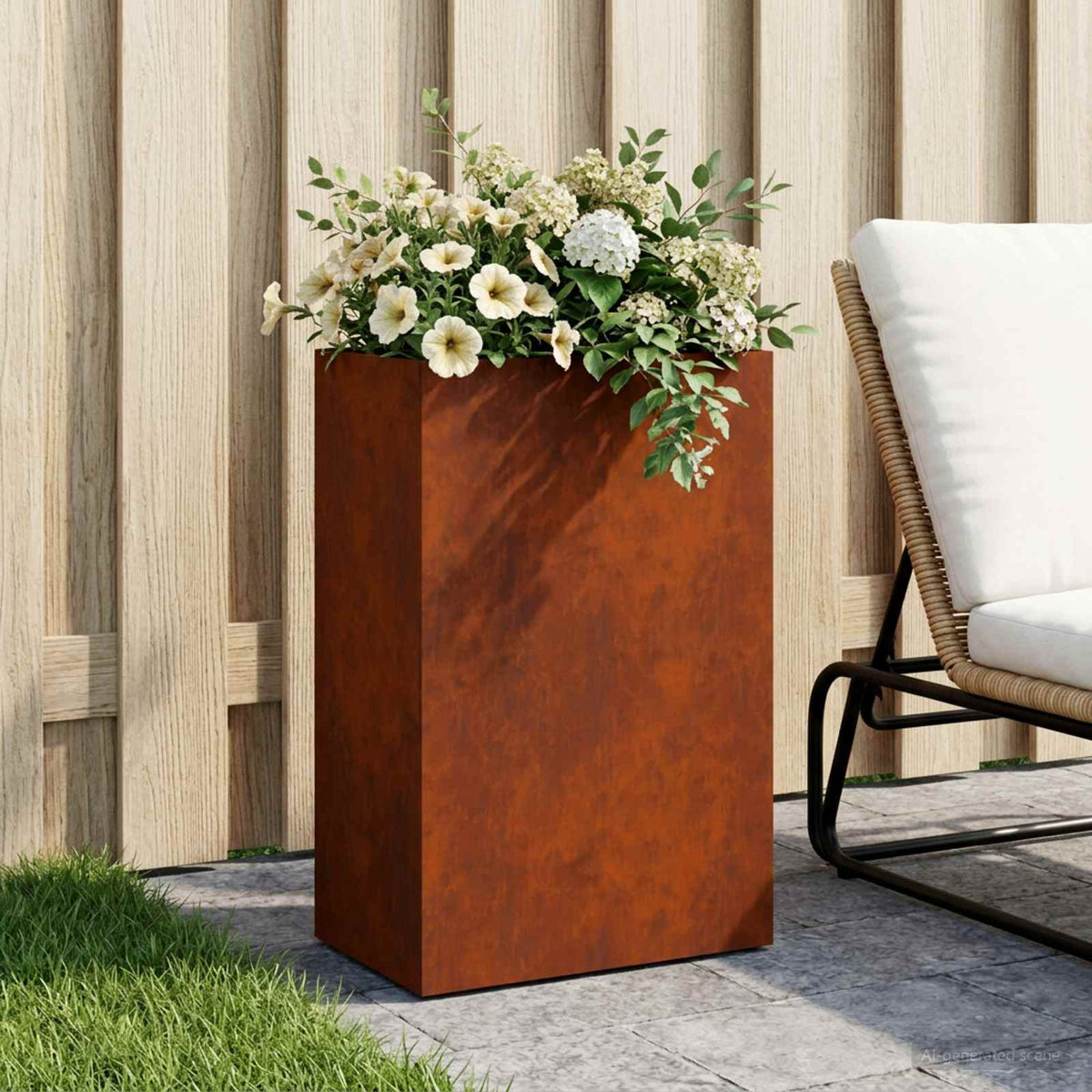 Jardinières 2 Pcs Acier Corten