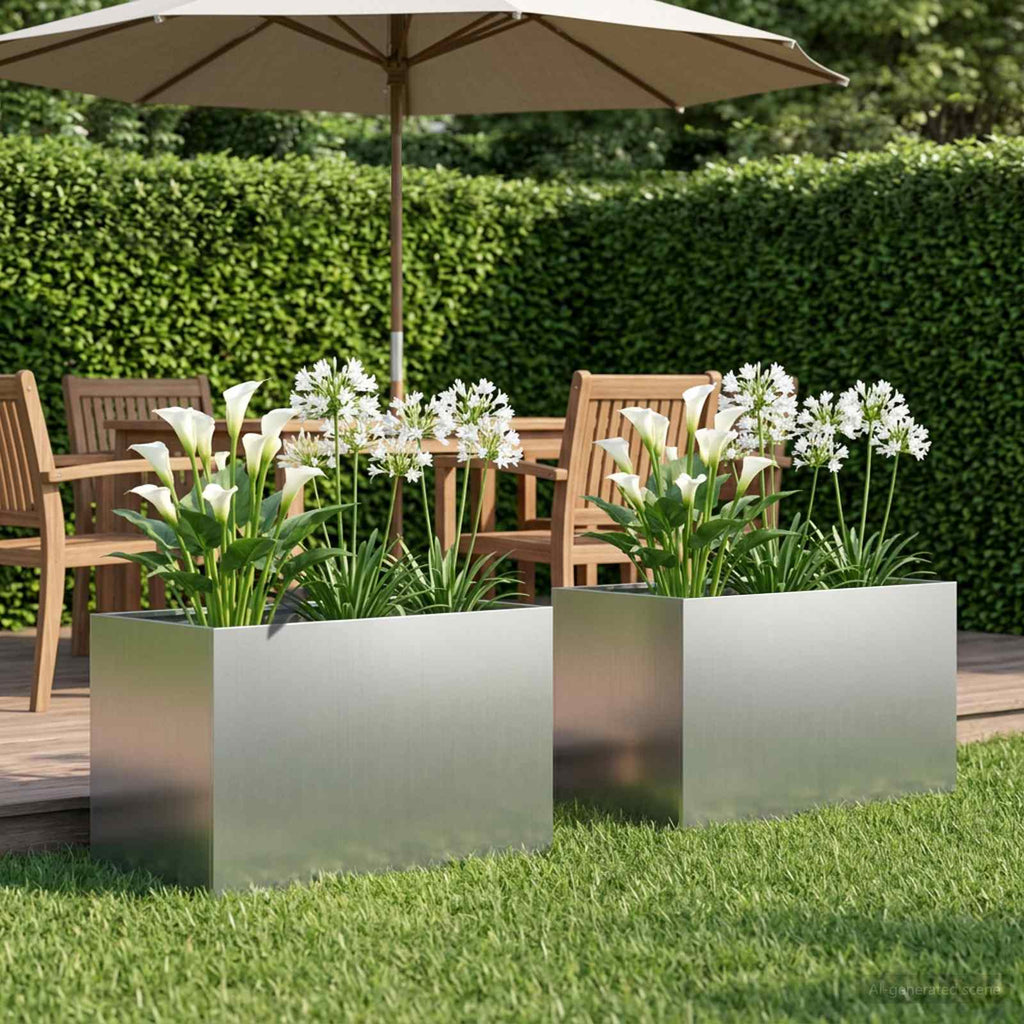 Jardinières 2 Pcs Acier Corten