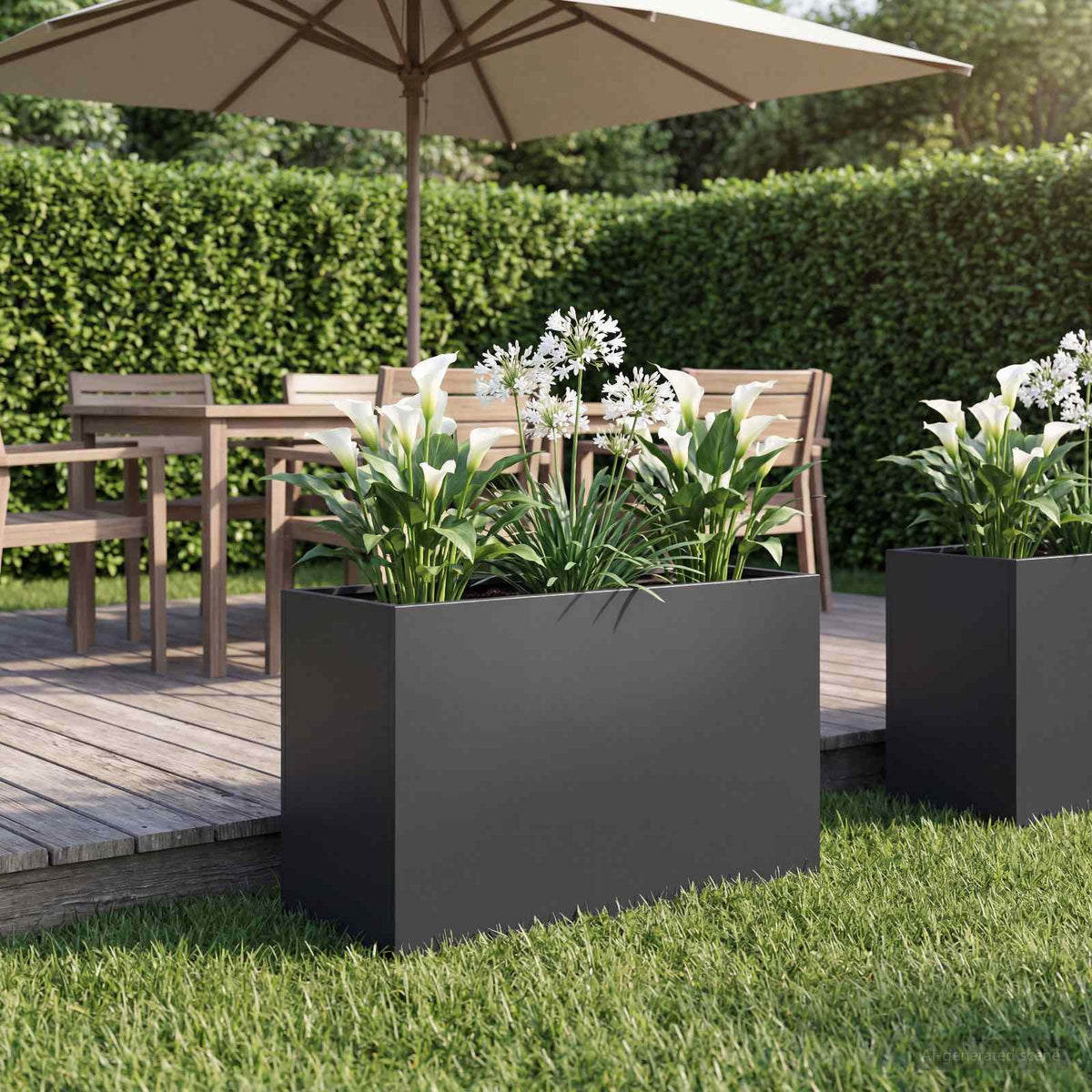 Jardinières 2 Pcs Acier Corten