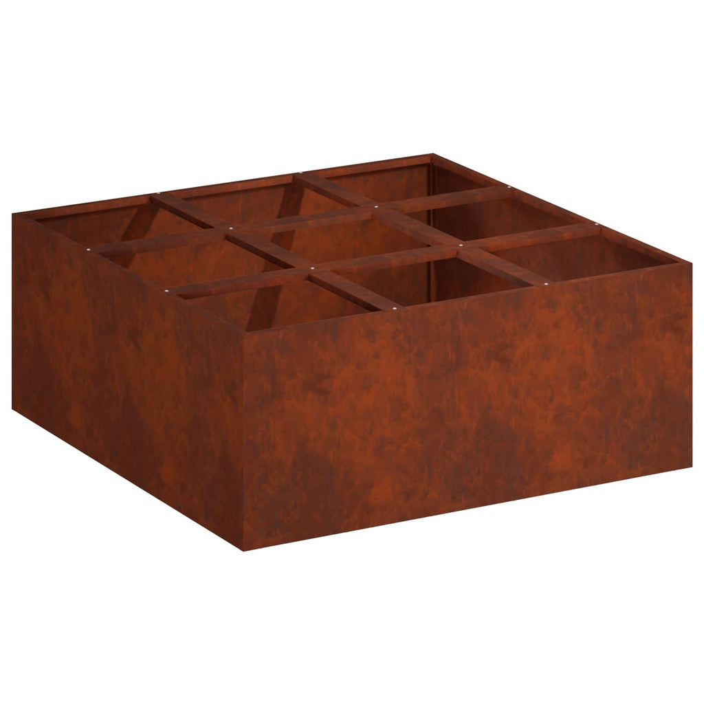 Cache-Pot De Jardin Rouillé