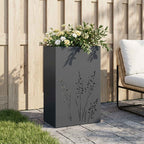 Cache-Pot De Jardin 2 Pc Rouillé