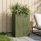 Cache-Pot De Jardin 2 Pc Rouillé
