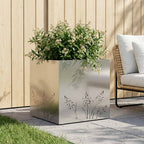 Cache-Pot De Jardin 2 Pc Rouillé