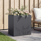 Cache-Pot De Jardin 2 Pc Rouillé