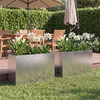 Cache-Pot De Jardin 2 Pc Rouillé