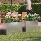 Cache-Pot De Jardin 2 Pc Rouillé