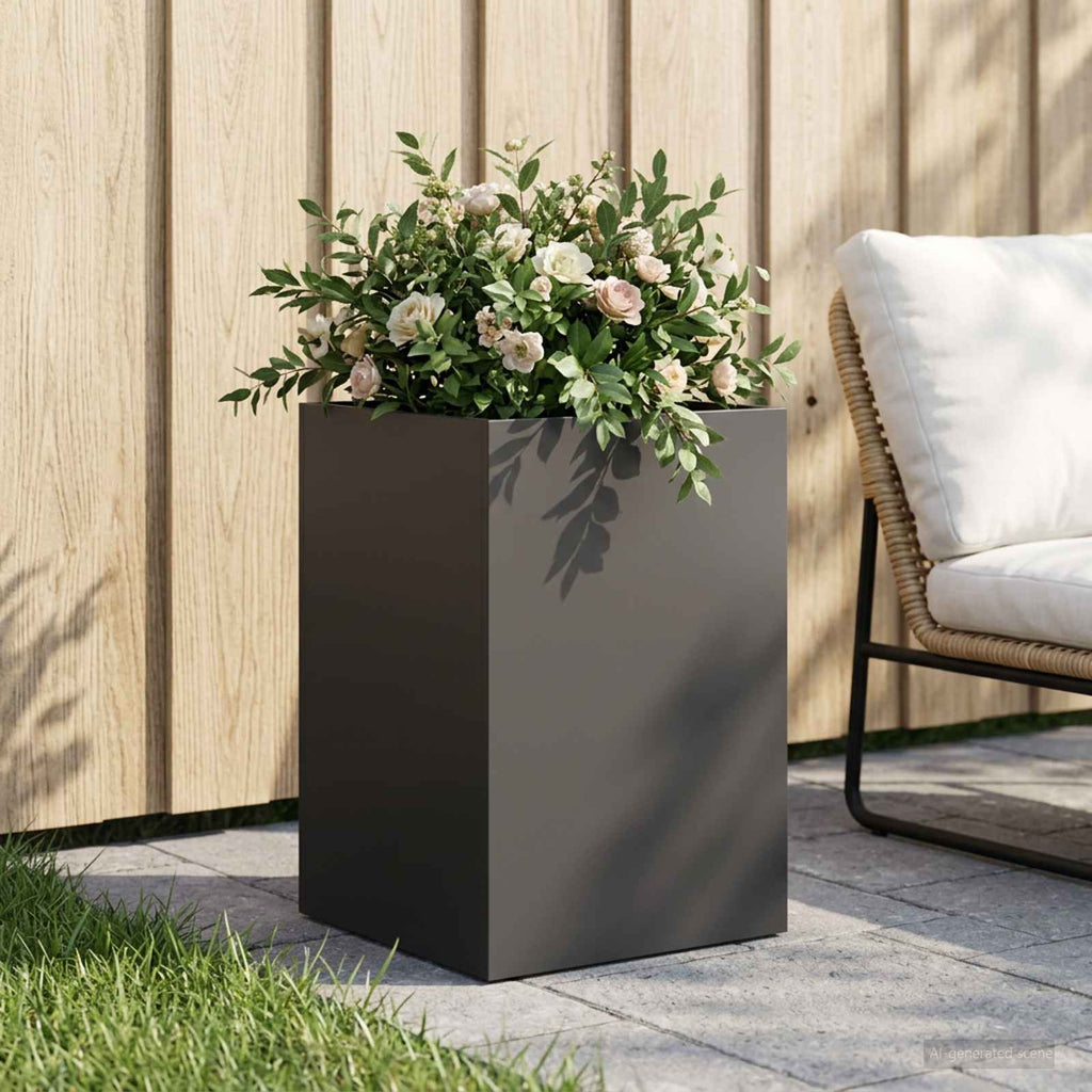 Cache-Pot De Jardin Rouillé