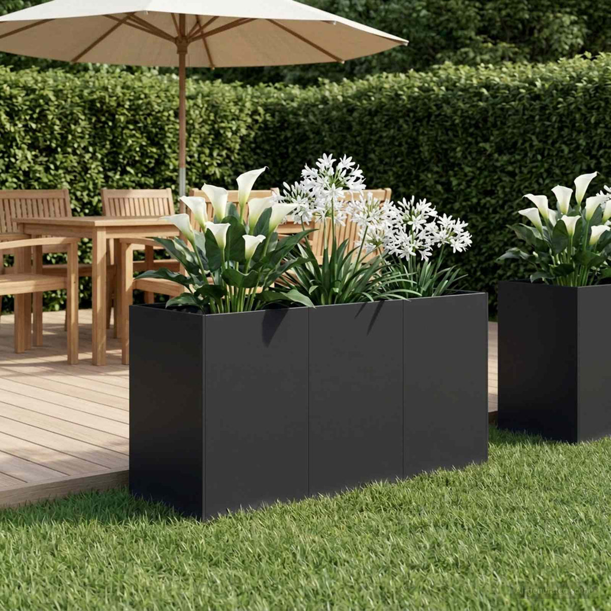 Cache-Pot De Jardin Rouillé