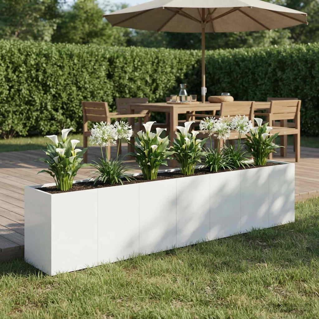 Cache-Pot De Jardin Rouillé