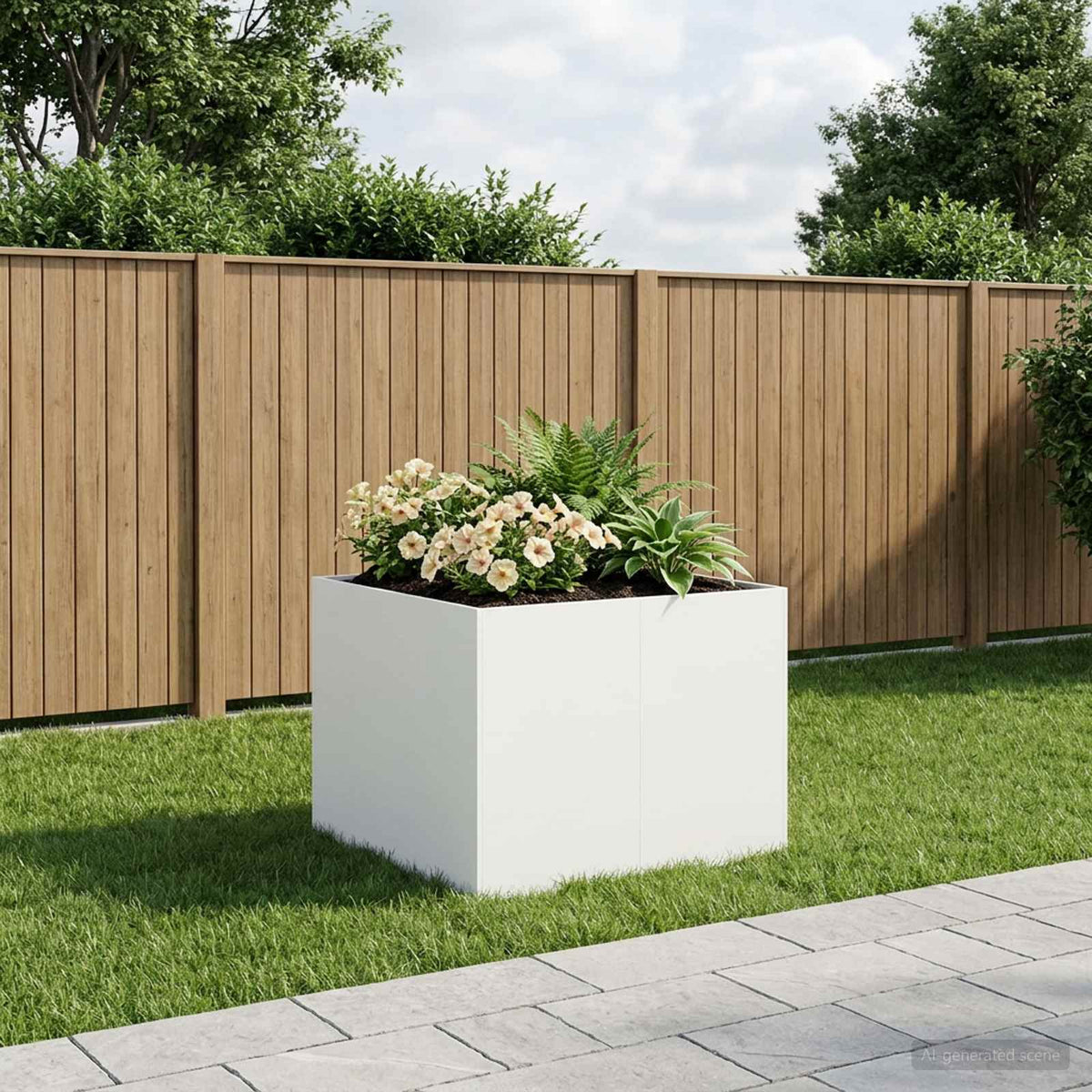 Cache-Pot De Jardin Rouillé